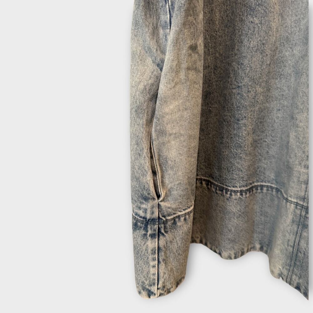Free People Harlow Denim Minidress Size Small - Picture 8 of 13